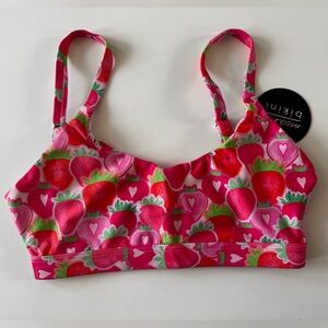 Moana Bikini Pink Strawberry Bikini Top